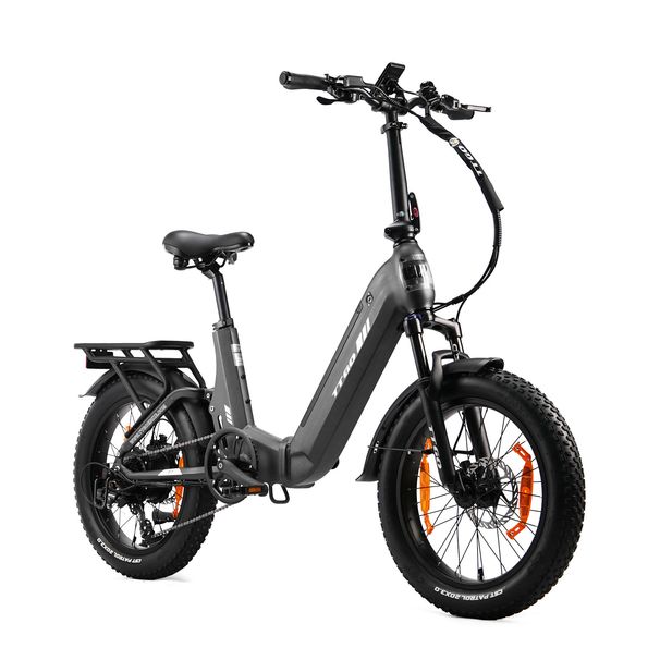 TTGO F7 Folding Electric Bike, 48V 15Ah Battery, Hydraulic Disc Brakes_desvips.com