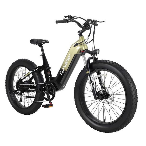 Cyrusher Roam Step-Through EBike – 250W Motor, 52V 15.6Ah Battery_desvips.com
