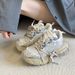 2024 Paris New 3XL Dad Women's Instagram Casual Running Old Dirty Thick Soles Increase Couple Sports Shoes_desvips.com