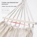 Kay Speed Bent Pole Thickened Canvas Hammock HH25m White_desvips.com