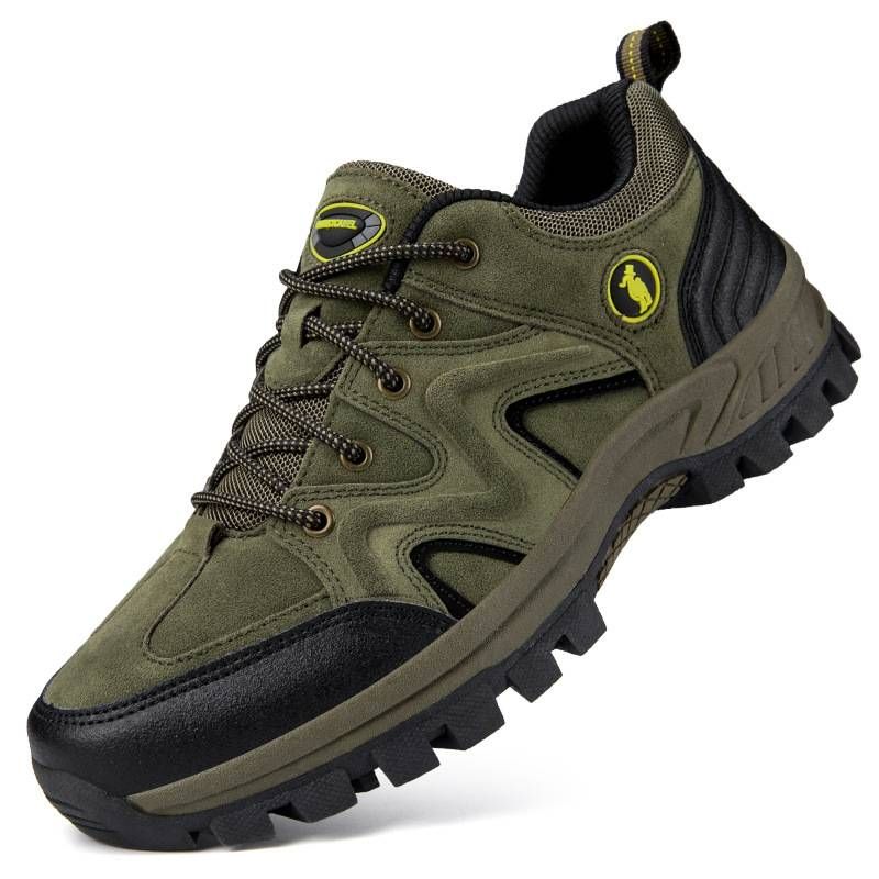 Outdoor Climbing Shoes Men's Grip Anti-slip Shock Absorption Lightweight Breathable Hiking Shoes For Trekking Traveling Professional Sports_desvips.com