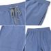 Women's short-sleeved doctor's gown, surgical gown, women's beauty work clothes, men's operating room scrub gown, elastic quick-drying gown_desvips.com