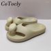 Slippers Summer Flat New Woman Flip-Ps Casual Holiday Shoes Women Big Quality Button Slides Rubber Waterproof Thick Sole_desvips.com