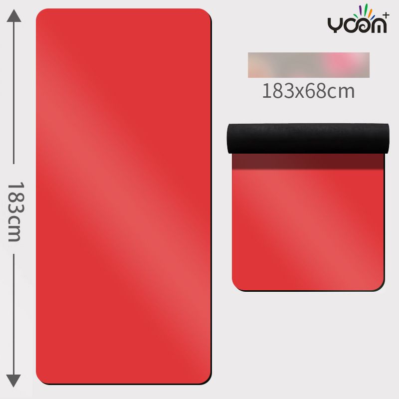 Yoga Mats Natural Rubber PU Yoga Mat Non Slip Sweat Absorption Shock Absorption Silent Thickened Home Dance Fitness Mat_desvips.com