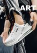 G2G Men's Air Cushion White Sneakers, Thick Platform Casual Shoes, Breathable Non-slip Fashion Trainers For Daily Wear_desvips.com