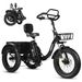 ESKUTE T302 PRO Electric Cargo Tricycle 48V 20.8Ah 130KM Range Folding Electric Trike Ebike E-Cargo_desvips.com