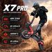 SUNNIGOO X7PRO Adult Electric Scooter 3600W Dual Motors 48V 21Ah 60km/h 11 Inch Off Road Tire Dual Suspension 60KM Long Range LCD Display_desvips.com