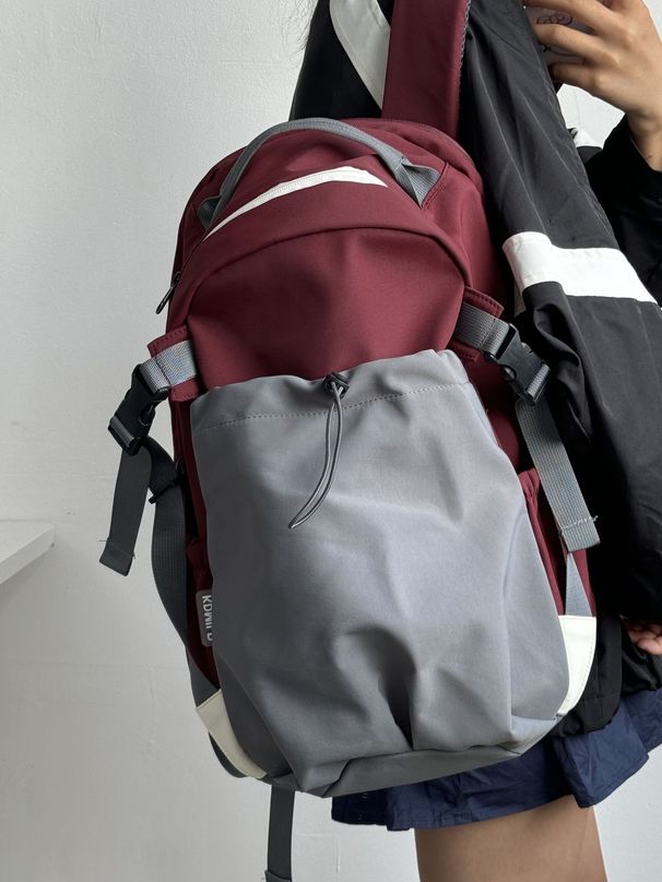 Hiking Backpack Large Capacity Double Shoulder Bag College Student Unisex School Bag Outdoor Travel Lightweight Backpack_desvips.com