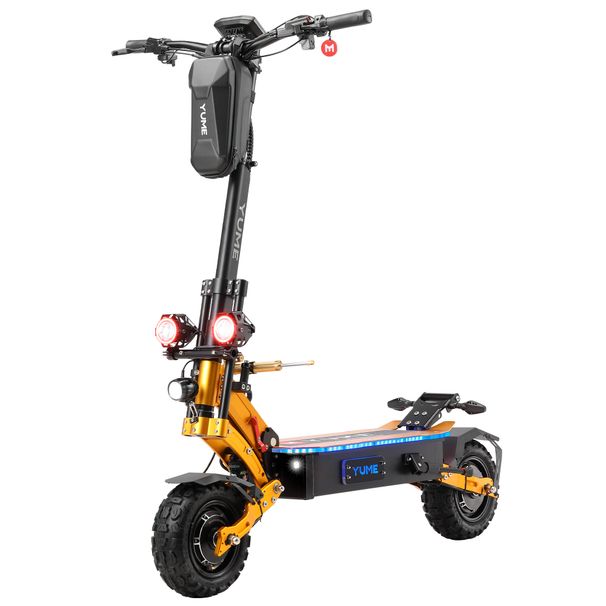 YUME X11+ All-Terrain Electric Scooter 3000W*2 Dual Motors 60V 27Ah Battery_desvips.com