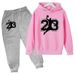 New Unisex Autumn Winter Hooded Sweatshirt Loose Fashion Casual Sports Comfortable Pullover Set_desvips.com