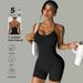 Women's Yoga Bodysuit Padded Chest Cross Strap Body Shaping Fitness Sports Training Beautiful Back Design_desvips.com
