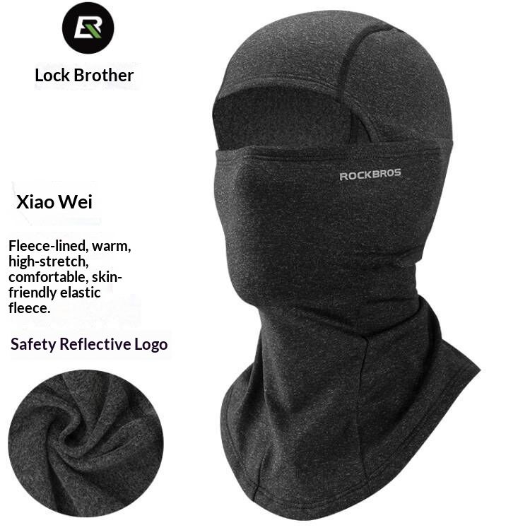 Outdoor Winter Warm Windproof Face Mask Outdoor Fleece Snood Neck Anti-Cold Smog Mask Cycling Head Cover (2 Pieces)_desvips.com