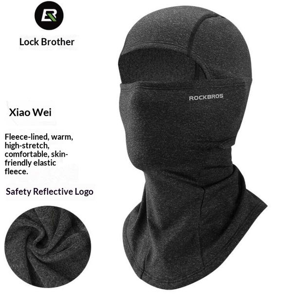 Outdoor Winter Warm Windproof Face Mask Outdoor Fleece Snood Neck Anti-Cold Smog Mask Cycling Head Cover (2 Pieces)_desvips.com