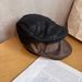 2025 Women's Summer And Autumn Versatile Hot Girl Hat, American Retro Suede Reverse Wearing Forward Hat, Niche Personality, Small Face, Beret Hat_desvips.com
