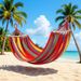 Anti-Rollover Outdoor Single Double Thickened Canvas Dormitory Swing Adult Hammock_desvips.com