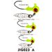 Soft Bait Weighted Lead Head With Swivel Spinner Anti-Hooking Lure 1.4g 1.6g 3g JIG Hook_desvips.com