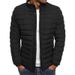 Autumn Winter New Solid Color Jacket Simple And Elegant Men's Cotton Coat_desvips.com