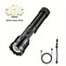 Cross-Border High Brightness Telescopic Zoom Flashlight Type-C Rechargeable Multi-Function Outdoor Lighting COB Side_desvips.com