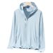 UPF50+ Clothing Men And Women, Summer Lightweight Ice Silk Breathable UV Fishing Sun Protection Jacket For Couples_desvips.com