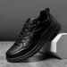 Leather Trend Casual Shoe Italian Breathable Leisure Male Sneakers Non-slip Footwear Men Vulcanized Shoes_desvips.com