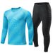 Long-sleeved Goalkeeper Uniform, Football Training Suit, Men's Youth Competition Team Uniform, Jersey, Football Game Uniform_desvips.com