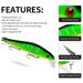 PRO BEROS New Lure 14cm/23g Plastic Bionic Minnow Bait DHM002_desvips.com