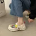 Women Platform Vulcanized 2025 New Woman Thick Sole Canvas Loafers Fashion Graffiti Sneakers Outdoor Flats Sports Shoes_desvips.com