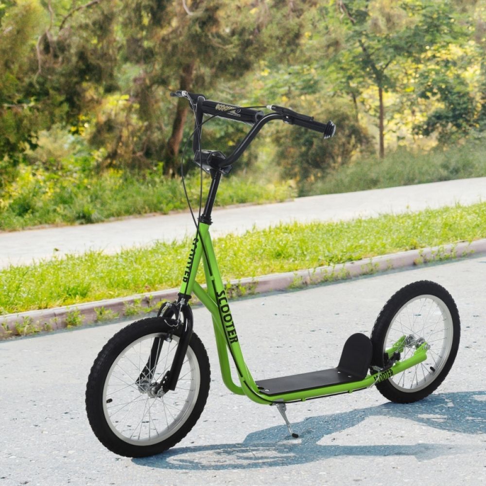 Kinderroller, Tretroller, Cityroller, Kickscooter, Roller Kinder, Kickboard Mit Luftreifen, Handbremse, Scooter Kinder, Ab 5 Jahre_desvips.com