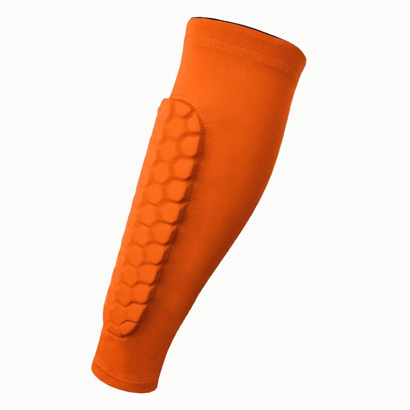 Honeycomb Calf Socks Men's Shin Guards Football Anti Collision Anti Slip Protection Fixed Equipment Shin Guards Professional Badminton_desvips.com