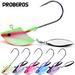 Willow Blade Non-Tipping Lead Head Anti-Hook Bottom Lure JIG Soft Worm Hook With Rotating Spinner_desvips.com