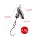 Shark Scavenger|Lure Bait 3.2g 4.8g Tungsten Steel Composite Rotating Spinnerbait Long-distance Casting, Suitable_desvips.com