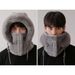 Lei Feng Winter Men's Cycling Cold-Proof Northeast Cotton Large Head Circumference Ear Protection Warm Fleece Thickened_desvips.com
