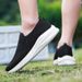 Men's sports casual shoes large size flying mesh men's shoes fashion shoe cover feet lazy shoes_desvips.com