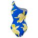 New Sexy One-piece Swimsuit Women's Vintage Print Peplum Bikini Beach Dress Set_desvips.com