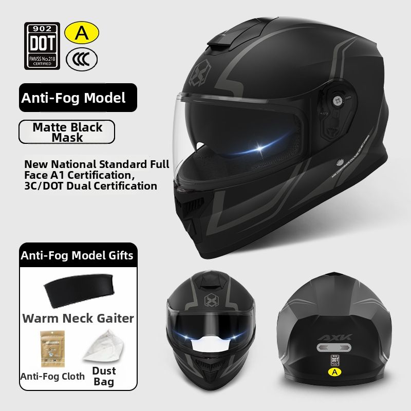3C/DOT Certified Motorcycle Helmet For Men, Warm Winter Riding Helmet, Suitable For Women, All Season Motorcycle Safety Helmet._desvips.com