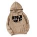 New Autumn Winter Hooded Sweatshirt Women Letter Print Top Fashion Versatile Casual Plus Size Loose Fit_desvips.com