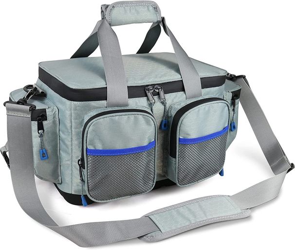 New Soft Fishing Gear Bag With Rod Rack Fishing Gear Storage Bag Fishing Rod Portable Storage Fishing Bag_desvips.com