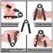 Cross-Border New Aluminum Alloy Hand Exercise Five-Finger Trainer Professional A-Type Grip Clamp Wrist Strengthener_desvips.com