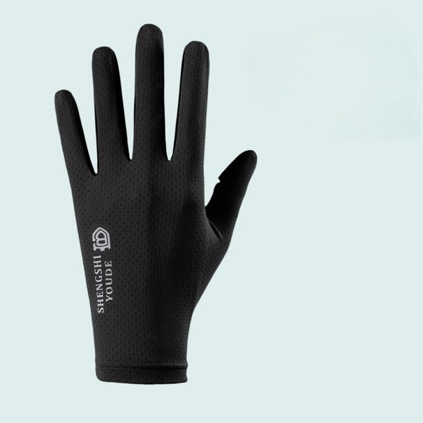 Sports Sun Protection Gloves, Wear-resistant, Fingerless, For Hiking, Cycling, Fitness, Outdoor Climbing, Mesh,_desvips.com