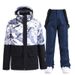 001 New Women's Snowboarding Suit Winter Outdoor Warm Thickened Ski Jacket And Pants Set_desvips.com