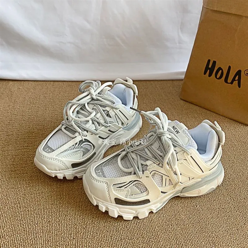 Free Shipping For Man Fashion New Men's Chunky Sneakers Male Female Dad Trendy Girls Boys Casual Sports Running Shoes_desvips.com