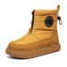 Men's Winter Snow Boots With Thick Fleece Lining, Anti-Slip Rubber Sole, Water-Resistant Umbrella Fabric, Suitable For Extreme Cold -40°C_desvips.com