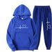 2025 Men And Women Fleece Sweatshirt Autumn Winter Heart Pattern Hoodie Trendy Brand New Men's Set_desvips.com
