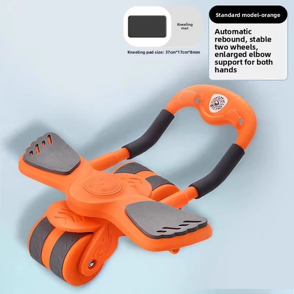 Four-Wheel Wheel Automatic Rebound 2025 New Model Home Use Belly Slimming Abdominal Muscle Training Device Fitness_desvips.com