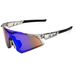 Cool One-Piece Lens Large Frame Cycling Sports Sunglasses Anti-Light Anti-UV Sun Protection Fishing_desvips.com
