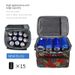 Oxford Insulated Cooler Bag 15L Leakproof Thermal Tote For Camping Picnic Handheld Shoulder Strap_desvips.com