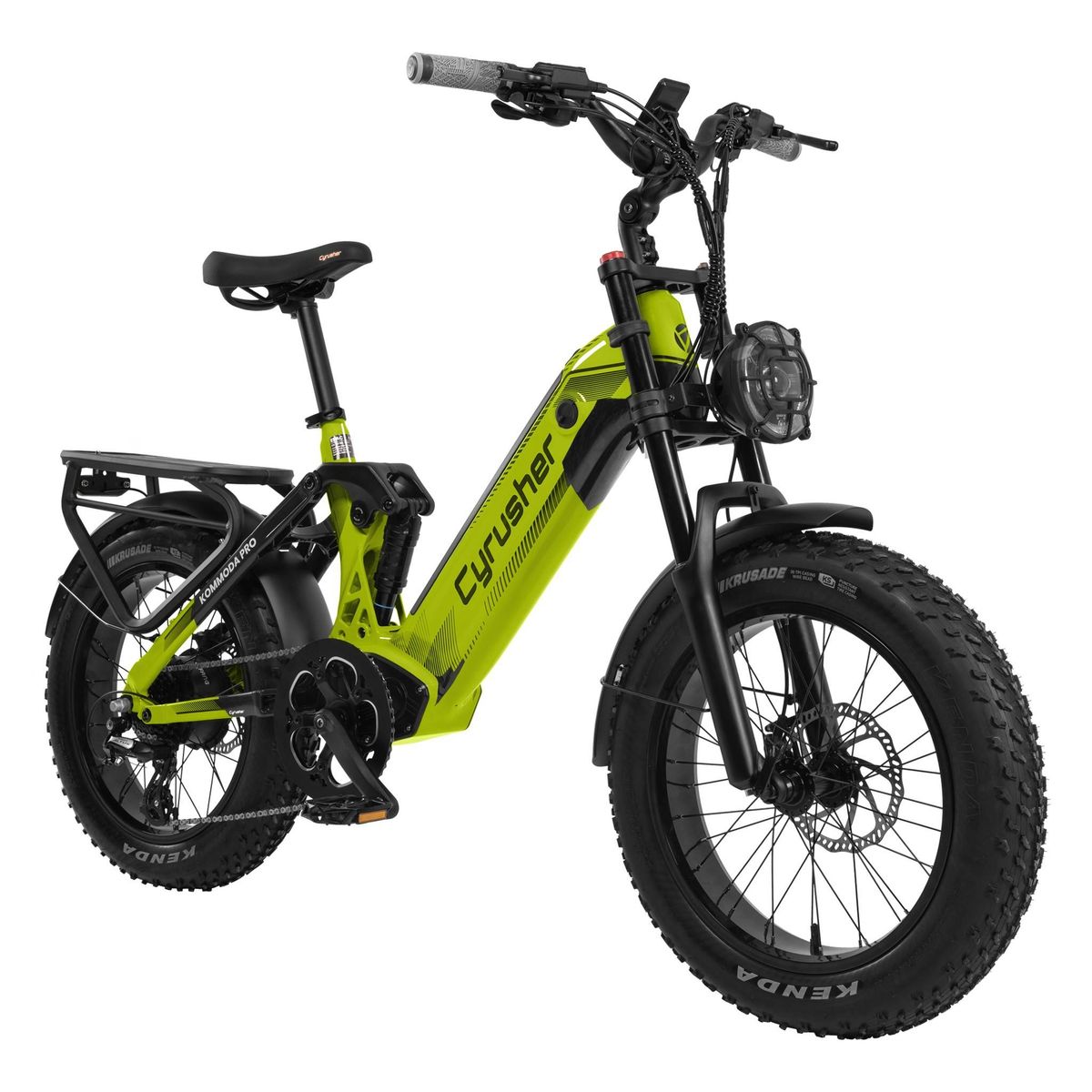 Cyrusher Kommoda Pro Electric Bike For Adults 20inch-tire 250W Motor 52V 20Ah Battery 8-Speed_desvips.com