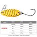 Long Casting Flat Vibration VIB Spoon Shape Lure Metal Bait Blood Groove Hook White Striped Bass Horse Mouth Sequin_desvips.com