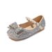 Fashion Princess Crystal Girls' Spring And Autumn New Flat Pink Pearl Single Children's Shoes Girls'_desvips.com