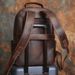 NASVA Genuine Leather Vintage Men's Backpack Laptop Schoolbag Outdoor Camping Office Commuter Bag_desvips.com